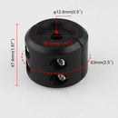 Universial ATV UTV Winch Split Cable Hook Stopper Set Black Rope Rubber ULV
