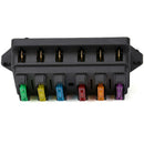 6 Way Fuse Holder Box Car Vehicle Circuit Blade Fuse Box Block + 6PCS Fuse UWG