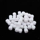 50pcs 1,2cm White Opaque Dice 6 Faces Acrylic Dice Game DIY White Table For MTG