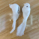 Simulation feather bird white pigeon artificial foam pigeon wedding decoraS Hn