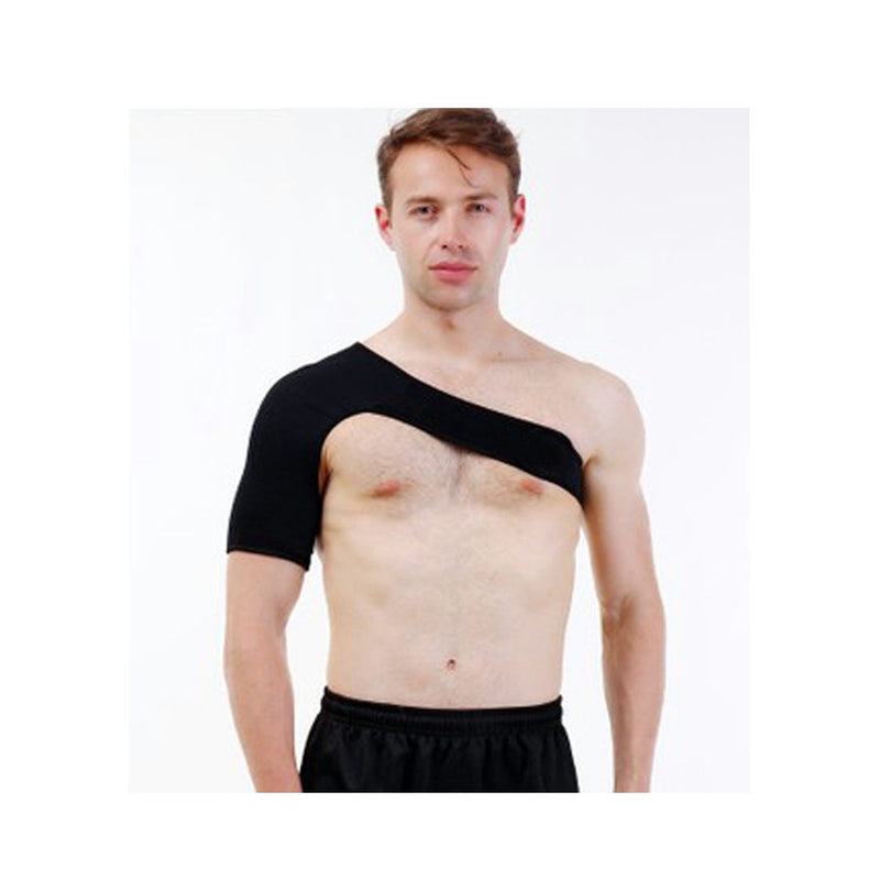Black Single Shoulder Support Joint Neoprene Compression Warmth Protective Gear