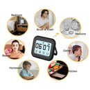 Kitchen Timer Digital Alarm Clock Lcd Touchscreen Magnetic Backing Come Wit H1O6