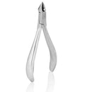 Stainless Steel Single Spring Screw Cuticle Tong for Nail Art Manicure Pedi