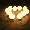14pcs LED Makeup Mirror Light Bulb Kit Dimmable USB Hollywood Vanity Lights A