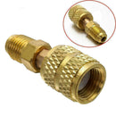1/4 inch R410 Brass Adapter Refrigerant Male to 5/16" Female Charging Hose Y7R1