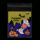 100pcs Happy Halloween Treat Bags Bakery Cookie Candy Sweet Biscuit Gift Bag