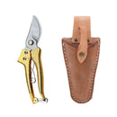 Compact Protective Leather Pouch Bag With Pruning Shears Pliers Scissors