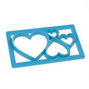 4pcs Plastic Fondant Cake Embossing Mold DIY Sugarcraft Decorative Mould  A