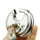 1X Stainless Steel Armor Disc Padlocks Trailer / Self Locks Storage Alike K V8H5