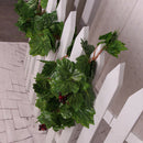 2Pcs 8.2ft Long Artificial Grape Leaf Garland Hanging Ivy Garland Ivy Leaf