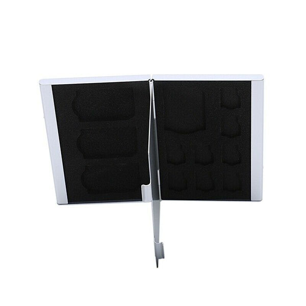 12SD Aluminum mini Memory Card Box For TF SD MMC L9C7