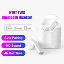 H19T TWS Wireless Blueteeth In-ear Earbud Sport Headset Earpiece Music Headphone