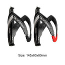 Bicycle Water Bottle Holder Road Bike Fiber Glass Drink Kettle Cage (Black)