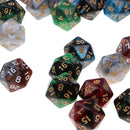 Multi sided dice set of 50 D20 Dungeons D&D RPG Role play