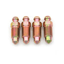 4pcs M10 x 1.0mm Motorcycle Bike Brake Caliper Steel Bleed Screw Nipple-ME