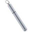 Keychain Waterproof Aluminum Medicine Drug Pill Box Bottle Holder Container 3C
