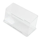 5X(New Clear Desktop Business Card Holder Display Stand Acrylic Plastic De L1S8)