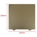 235 x 235 Ender 3 Double Sided Textured Pei Spring Steel Sheet Powder Coate