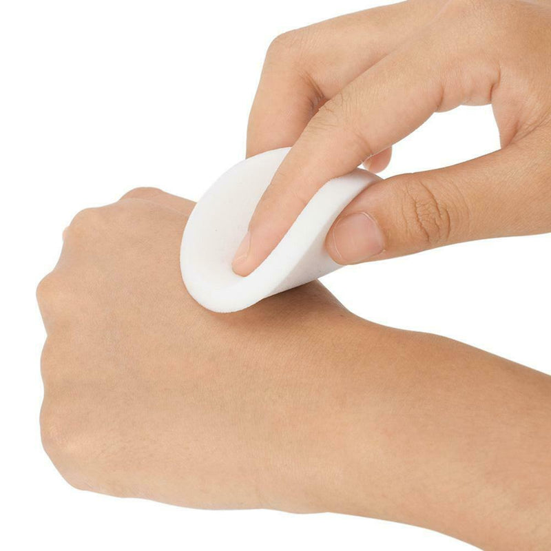 10pcs Round Latex Sponge Cosmetic Cleansing Puff Powder Liquid Remover (M) A