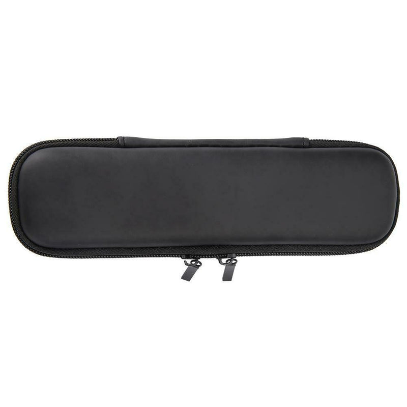 Black Zipper Pencil Case EVA Stationery Pouch Earphone Makeup Storage Bags