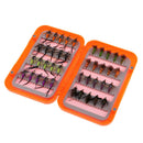 40pcs Fly Hooks Fishing Trout Salmon Wet Flies Fishing Hook Lures Assorted