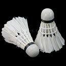6Pcs White Goose Feather Badminton Shuttlecocks Outdoor Ball Game Training CYX