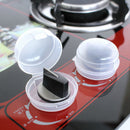 2pc Lock Guard Kids Child Safety Stove Oven Control Switch Knob Cover White FT