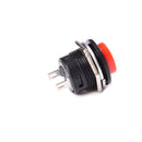 Mini Round Red 5 pcs Momentary On/Off Push Buttons Horn Switch for Car Auto WM