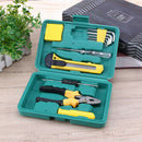 11pcs Household Car Repair Tool Kit Screwdriver+Wire Pliers+Wrench+Toolbox