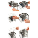 Outdoor Camping Stove Wind Shield Screen Windshield Grill Rack Gas Charcoal