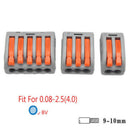 60 pcs 2/3/5 Way Rectangle 400V 32A Compact Splicing Connectors Lever Nuts IPU
