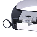Headband magnifier led light head lamp magnifying glass with led lights JC3C
