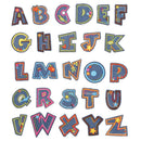 Iron on Letter Patches, Alphabet Applique Patches or Sew on Appliques