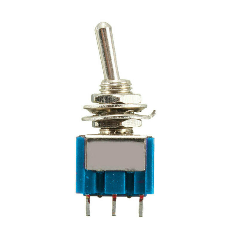10pcs On-Off-On 3-Way Mini Toggle Switch 6-Pin 6A 125VAC New High Quality OJI