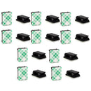 50pcs Adhesive Car Wire Tie Clips Cord Fixer Organizer Clamps Line Holders