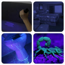 Black Light Uv Flashlight Uv Light,12 Led Ultraviolet Urine Detector For Do P7Q3