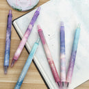 6Pcs/Set New Night Star Gel Pens Speed Dry Suit Press Neutral Signature Pen