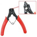 4 In1 Snap Ring Pliers Head Circlip Clip Tool Set with Plastic Handle Red