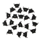 20X Shell Plastic CR2032 Button Cell Battery Sockets Holder Case Black 3V 3Pin