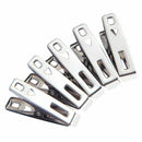 100PCS Clothes Pegs Stainless Steel Clips For Coat Pants Laundry Drying Han