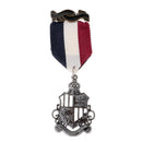 Mens Military Uniform Navy Medal Streampunk Badge Brooch Pin Party Jewelry
