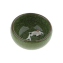 2pcs Reptile Food Water Dish Worm Bowl Ceramic Mealworm Feed Feeder Random