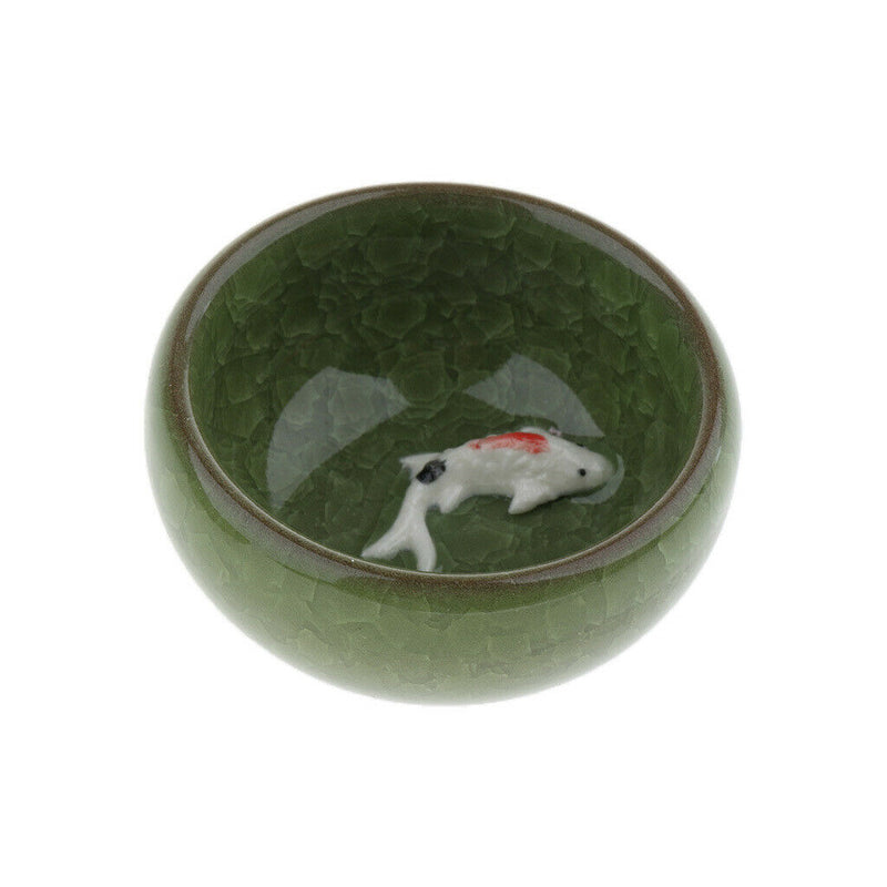 2pcs Reptile Food Water Dish Worm Bowl Ceramic Mealworm Feed Feeder Random