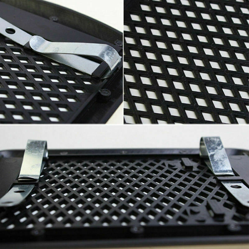 2X Black Clip on Car Sun Visor Vanity Mirror Sun-shading Cosmetic Mirror WCS