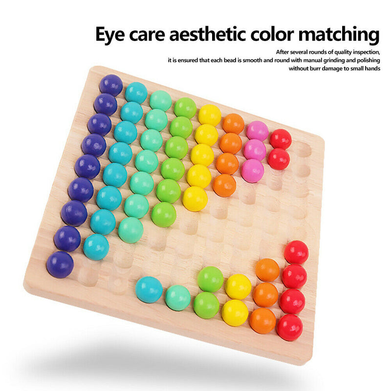 Colorful Clip Beads Puzzle Educational Toys Attention Training Desktop Games
