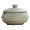 2pcs Ceramic Ashtray With Lid & Water Tank Windproof Ash Holder For Smoker