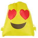 Expression non-woven drawstring bag backpack kids travel school decor gift b 3C