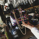 Bags Female Bling Sequins Bucket Bag Fashion Clip Shoulder Bag Backpack (Mu