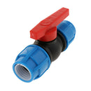 2xPlastic Core Straight Stop Valve For Standard Irrigation Applications,32mm