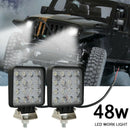 2X 48W LED work light offroad car truck tractor ATV UTV Trailer Boat Lamp DFR